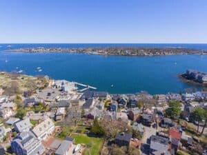 view of downtown marblehead massachusetts